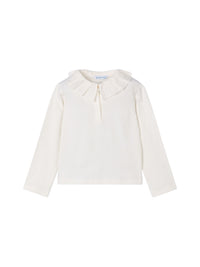 Polo m/comp. básico bebé Nata (Creme / Pérola)  para Menina - Mayoral