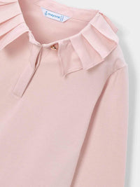 Polo m/comp. básico bebé Pastel (Rosa Bébé)  para Menina - Mayoral