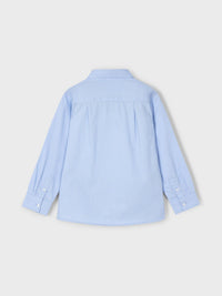 Camisa m/comp.básica Celeste ra (Celeste)  para Menino - Mayoral