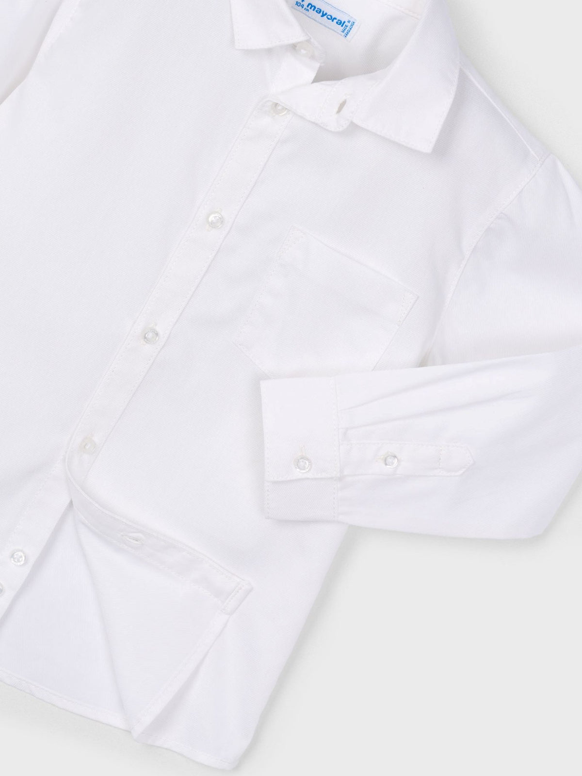 Camisa m/comp.básica Branco (Branco)  para Menino - Mayoral