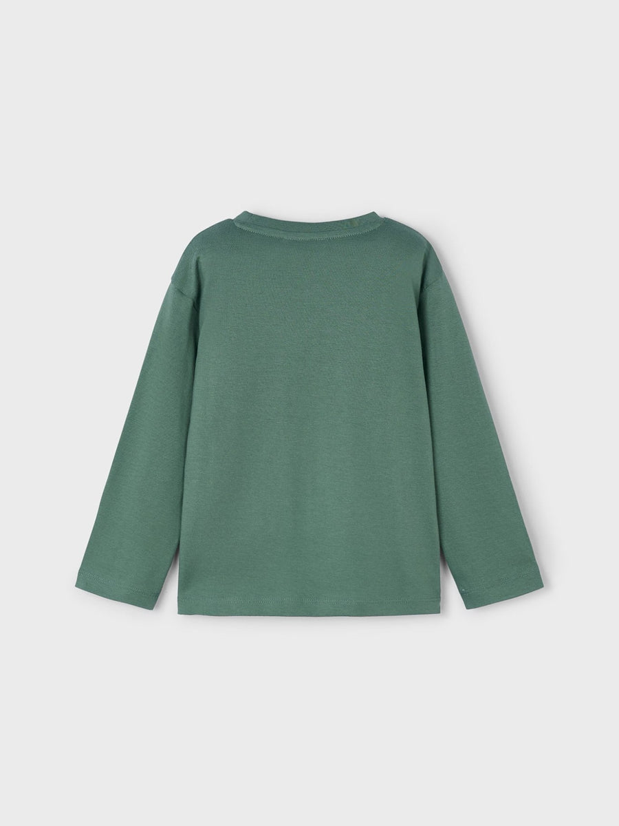 Camiseta básica bebé Abeto (Verde Tropa)  para Menino - Mayoral