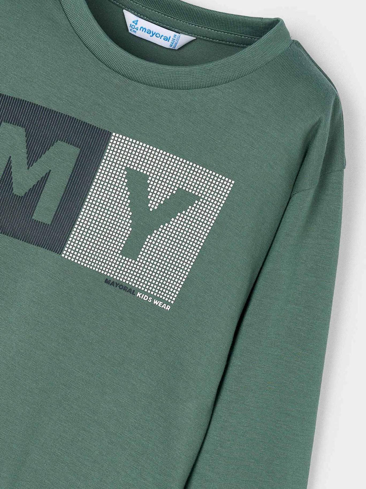 Camiseta básica bebé Abeto (Verde Tropa)  para Menino - Mayoral