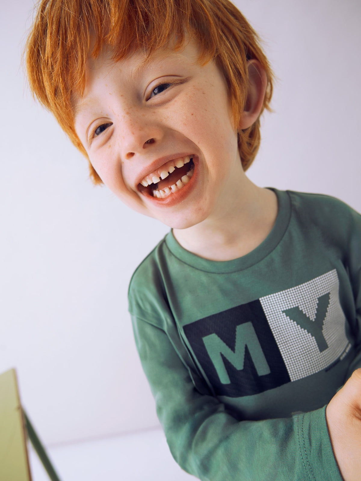 Camiseta básica bebé Abeto (Verde Tropa)  para Menino - Mayoral