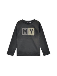 Camiseta básica bebé Sombra (Cinza Escuro)  para Menino - Mayoral