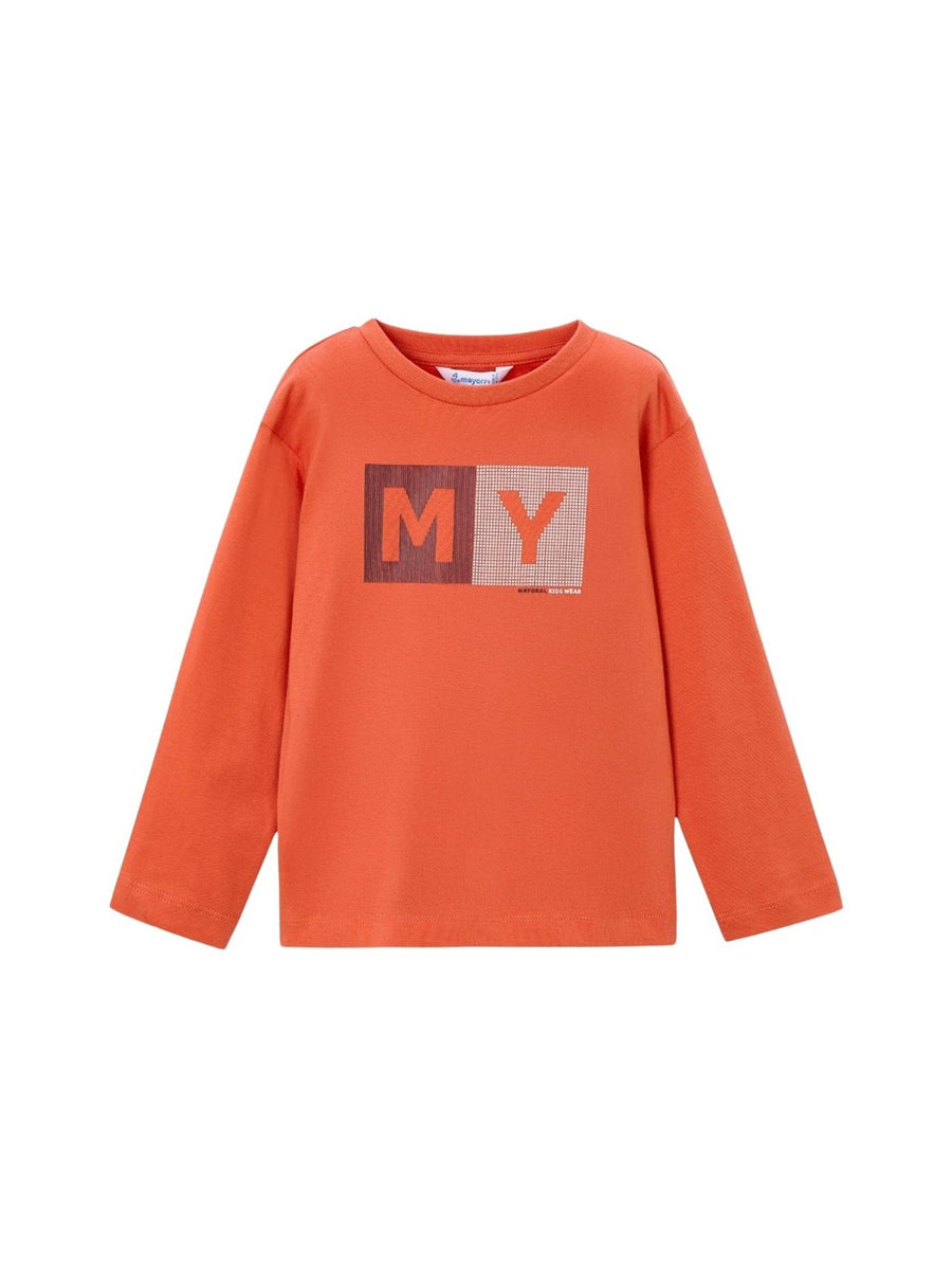 Camiseta básica bebé Laranja (Laranja Outono)  para Menino - Mayoral