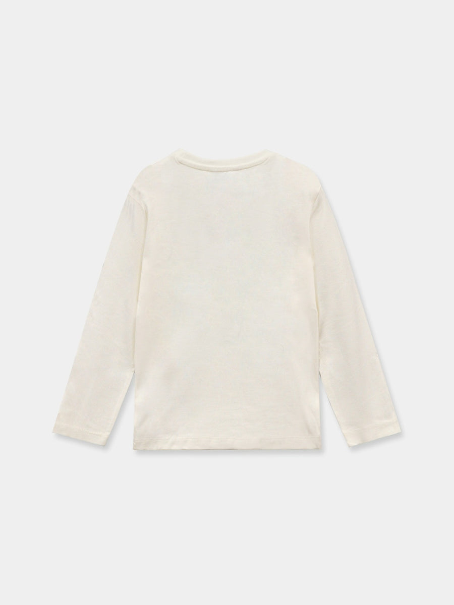 Camiseta básica bebé Nata (Creme / Pérola)  para Menino - Mayoral