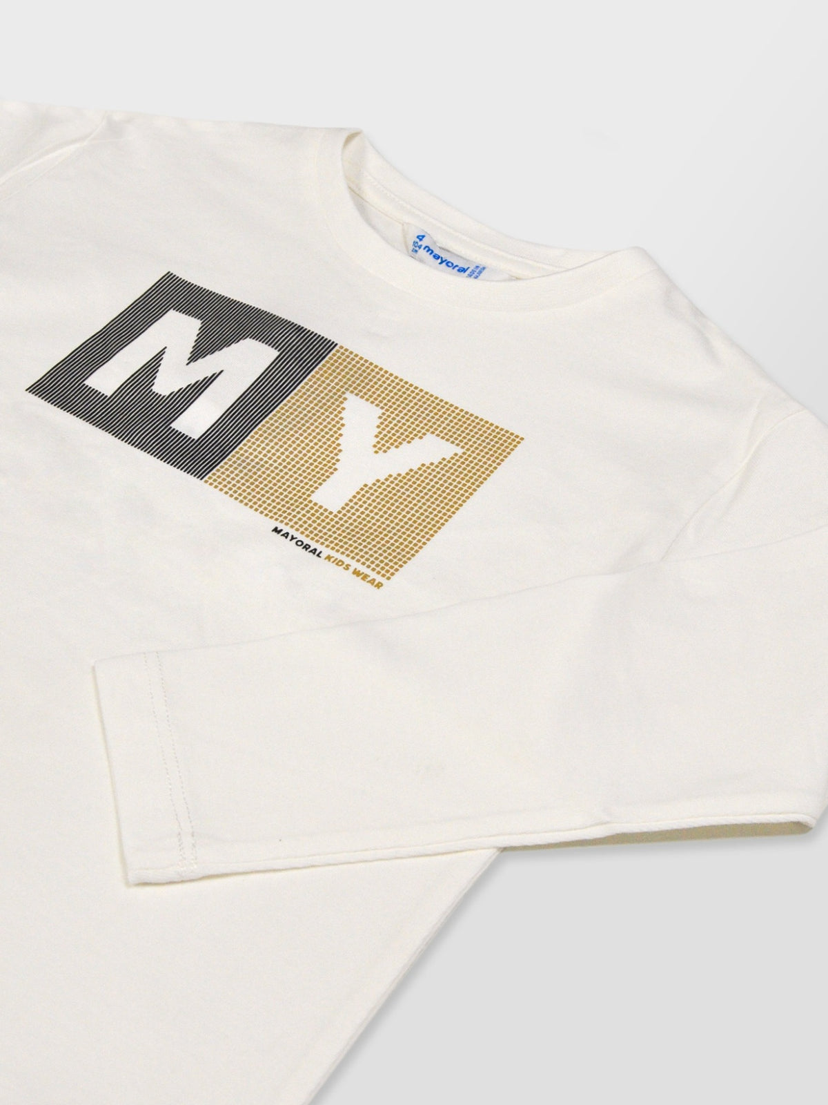 Camiseta básica bebé Nata (Creme / Pérola)  para Menino - Mayoral