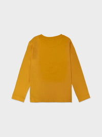Camiseta básica bebé Mostarda (Amarelo Ocre)  para Menino - Mayoral