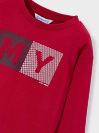 Camiseta básica bebé Vermelho (Vermelho)  para Menino - Mayoral