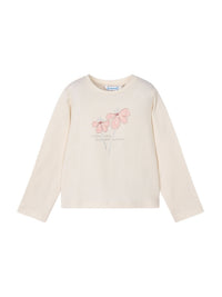 Camiseta básica bebé Macchiato (Bege)  para Menina - Mayoral