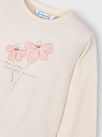 Camiseta básica bebé Macchiato (Bege)  para Menina - Mayoral