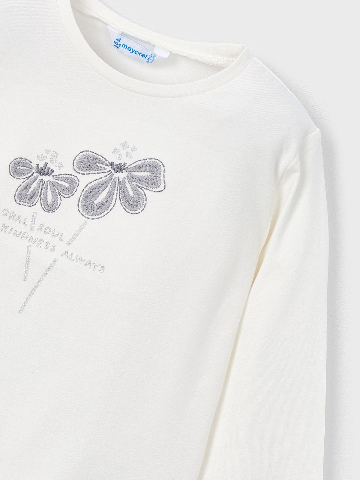 Camiseta básica bebé Nata (Creme / Pérola)  para Menina - Mayoral