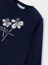 Camiseta básica bebé Marinho (Marinho)  para Menina - Mayoral