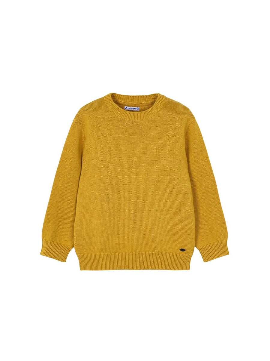 Jersey c/gola redonda básico Mostarda (Amarelo Ocre)  para Menino - Mayoral