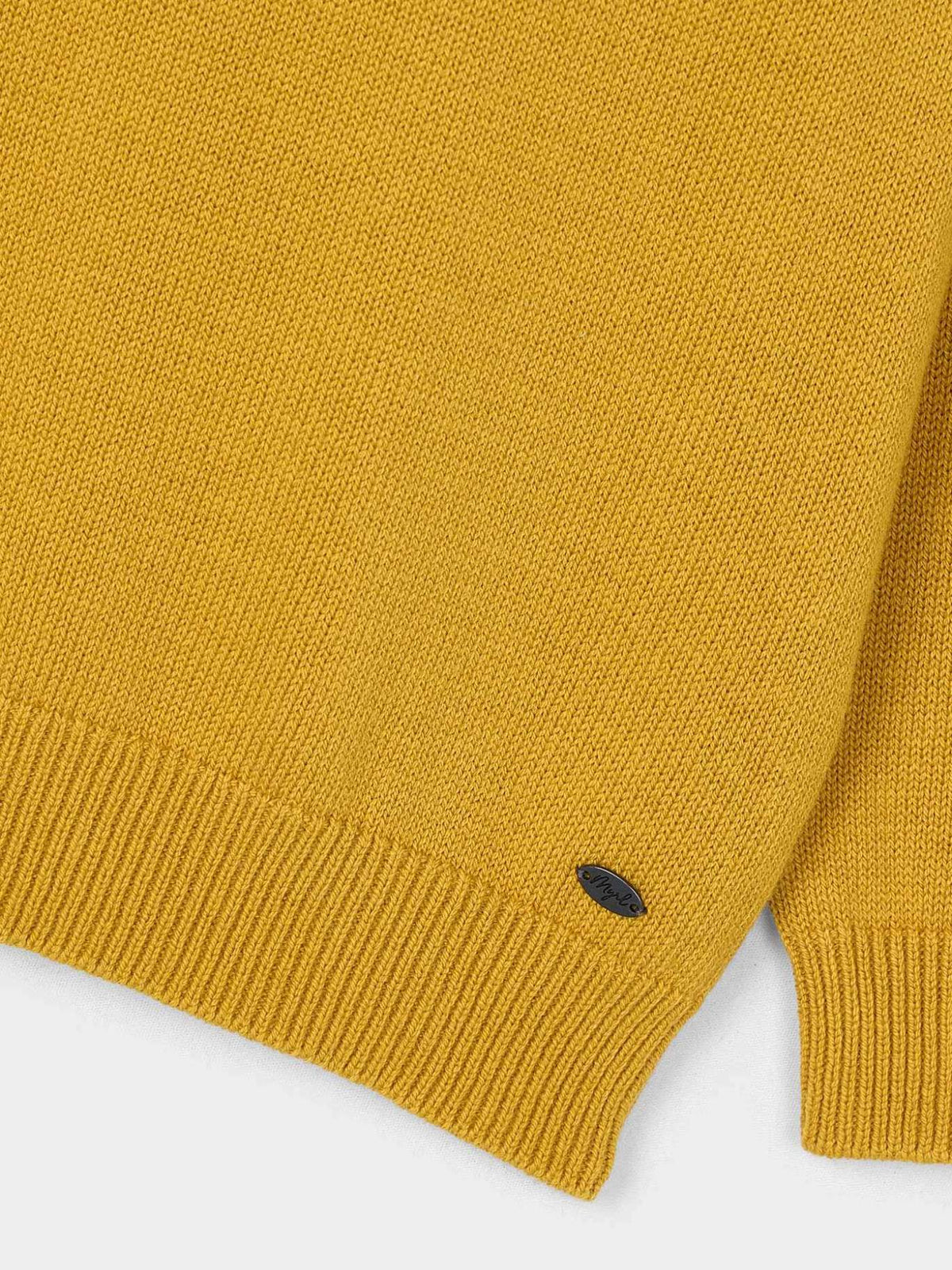 Jersey c/gola redonda básico Mostarda (Amarelo Ocre)  para Menino - Mayoral