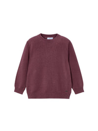 Jersey c/gola redonda básico Ameixa (Vermelho Escuro)  para Menino - Mayoral