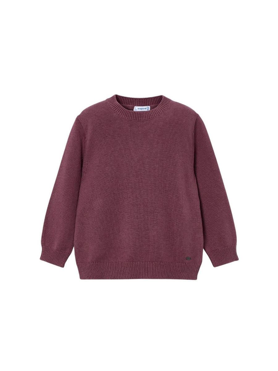 Jersey c/gola redonda básico Ameixa (Vermelho Escuro)  para Menino - Mayoral