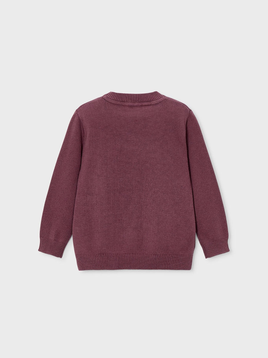 Jersey c/gola redonda básico Ameixa (Vermelho Escuro)  para Menino - Mayoral