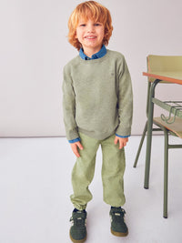 Jersey algodão básico Pistacho v (Verde seco)  para Menino - Mayoral