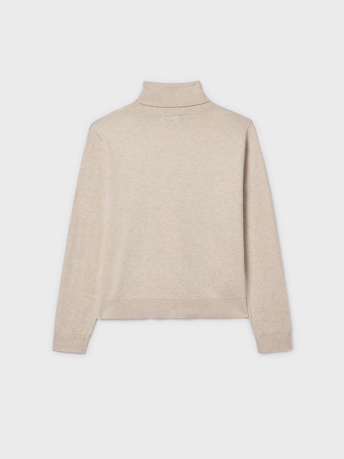 Camisola tricot básica Sésamo vig (Bege)  para Menina - Mayoral