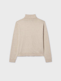 Camisola tricot básica Sésamo vig (Bege)  para Menina - Mayoral