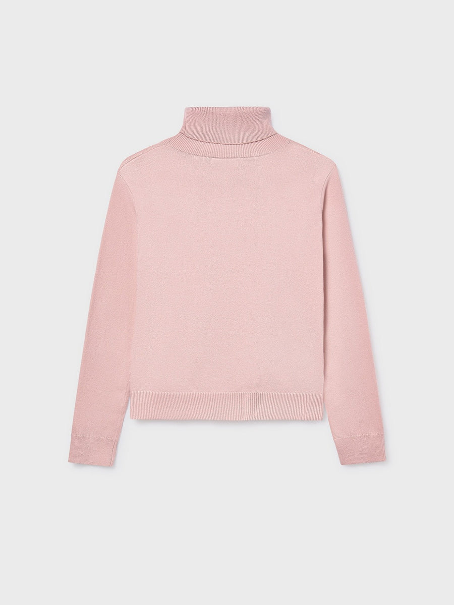 Camisola tricot básica Nude (Rosa)  para Menina - Mayoral