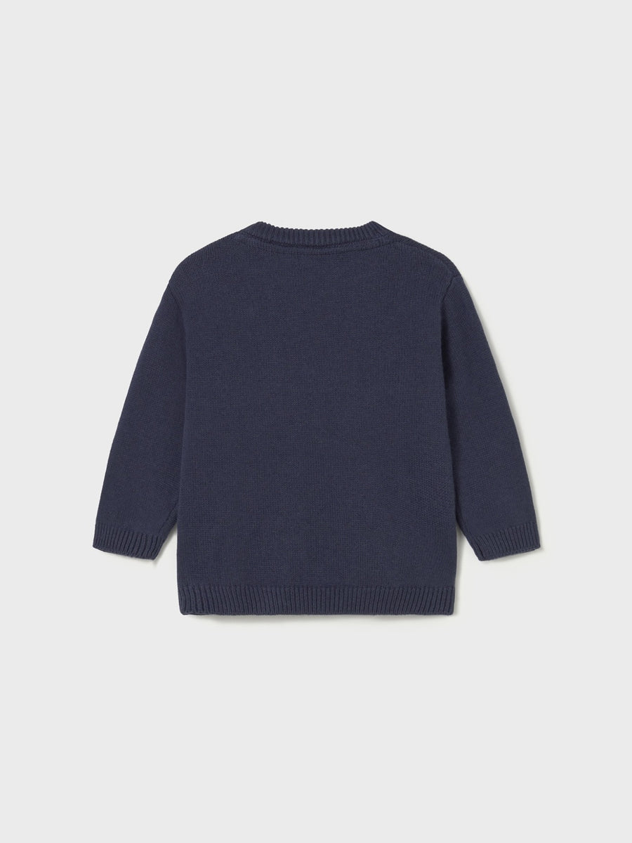 Jersey c/gola redonda básico Azul escur (Marinho)  para Bebé Menino - Mayoral