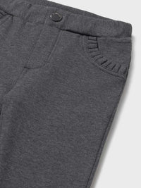 Calça felpa básica Chumbo vig (Cinza Escuro)  para Bebé Menina - Mayoral