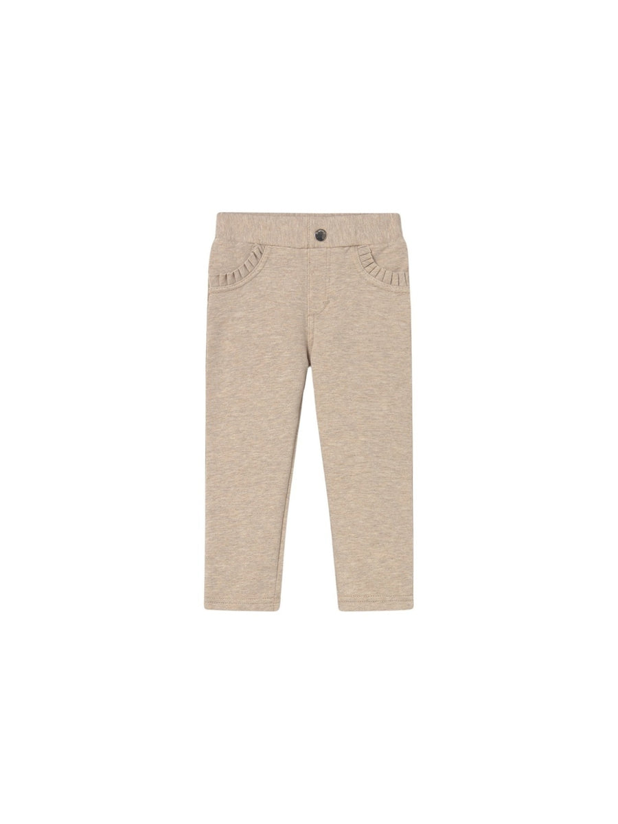 Calça felpa básica Toffe vig (Castanho)  para Bebé Menina - Mayoral