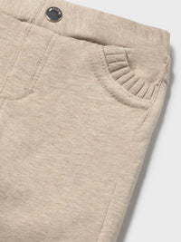 Calça felpa básica Toffe vig (Castanho)  para Bebé Menina - Mayoral