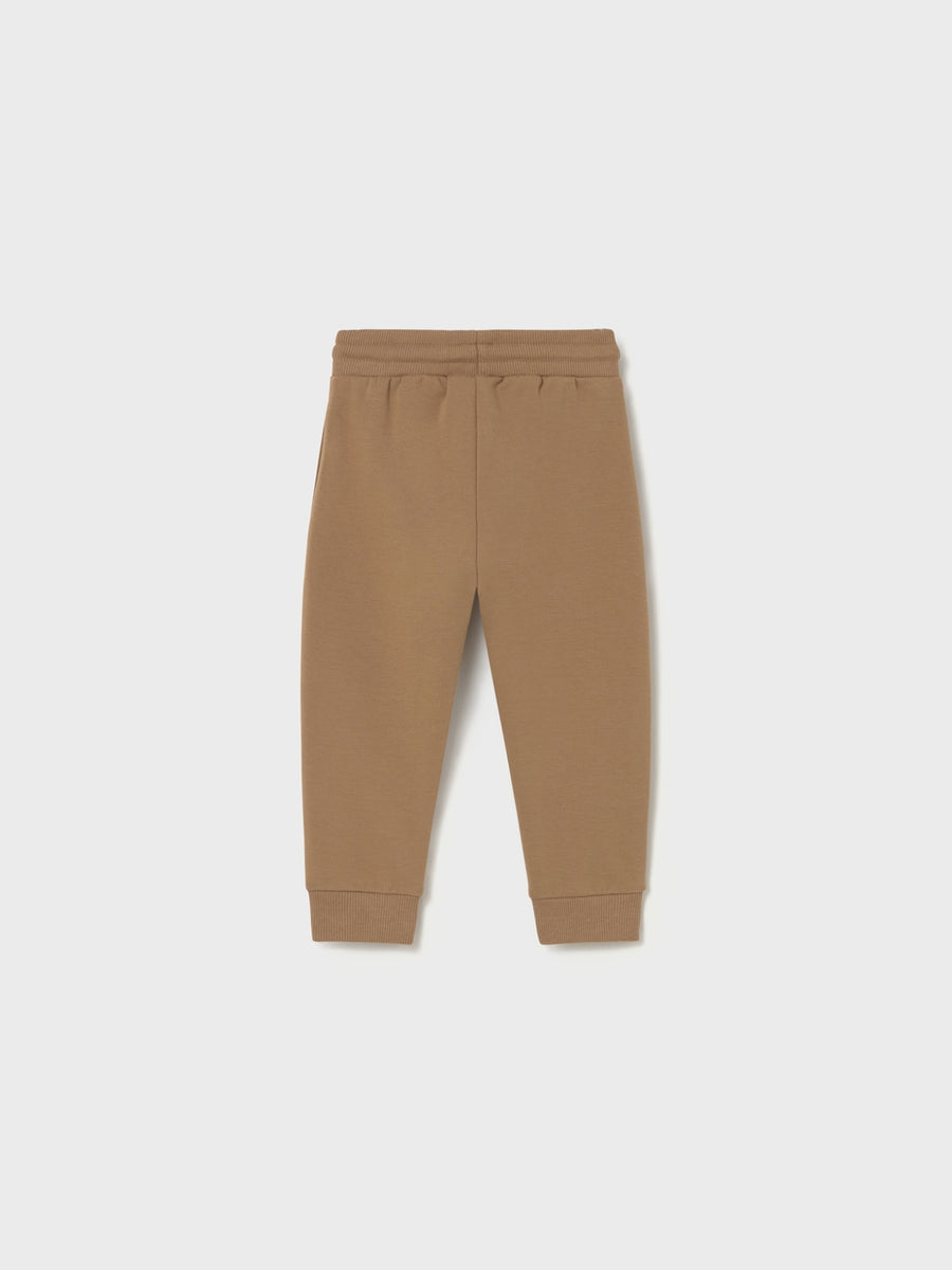 Calça felpa básica punhos Caramelo (Castanho Claro)  para Bebé Menino - Mayoral