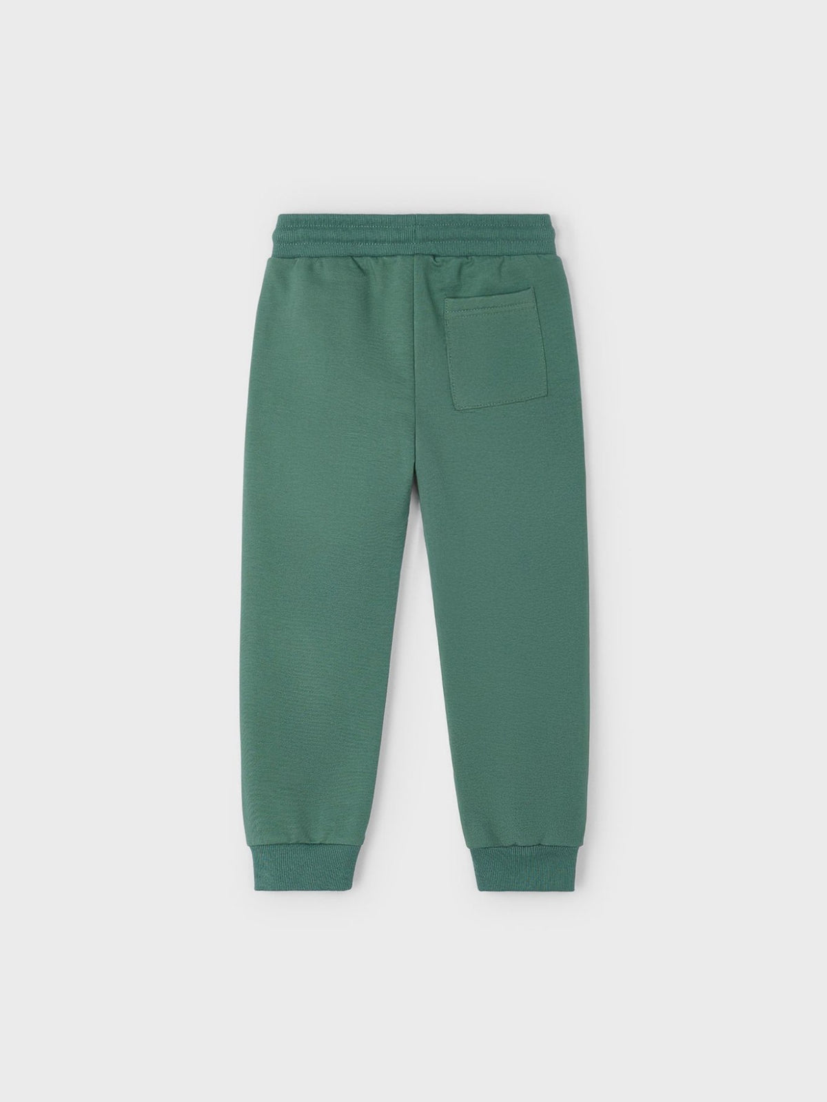 Calça felpa básica punhos Abeto (Verde Tropa)  para Menino - Mayoral