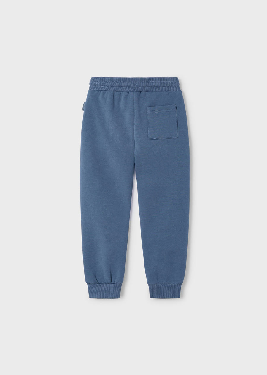 Calça felpa básica punhos  (Azul)  para Menino - Mayoral