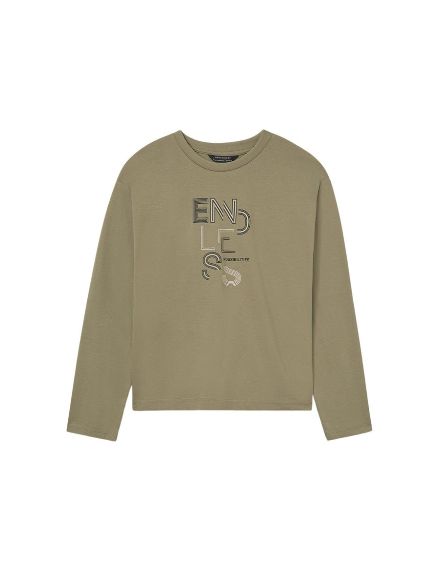 Camiseta básica bebé Pesto (Azeitona)  para Menino - Mayoral