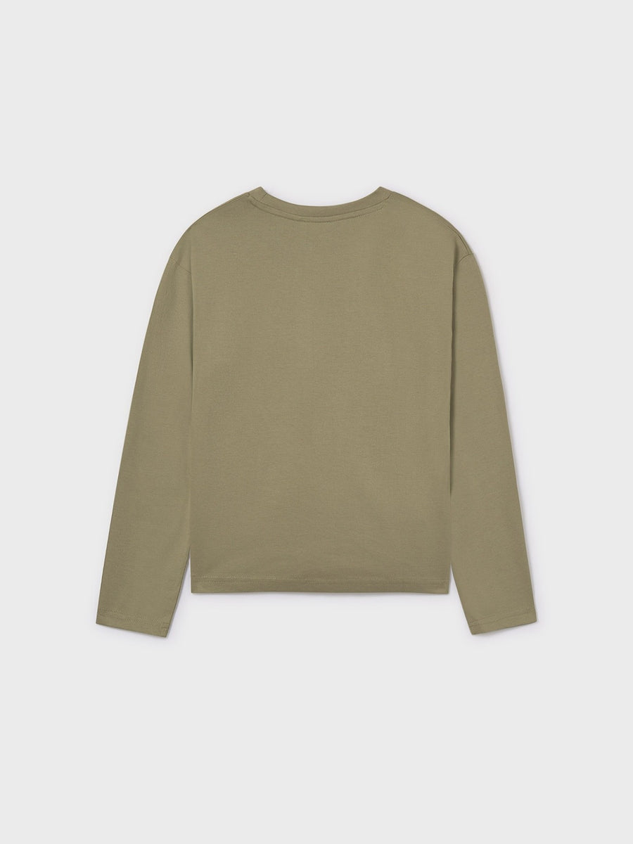 Camiseta básica bebé Pesto (Azeitona)  para Menino - Mayoral