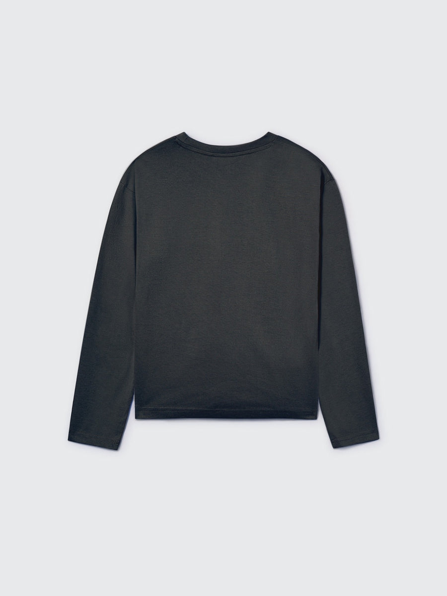 Camiseta básica bebé Sombra (Cinza Escuro)  para Menino - Mayoral