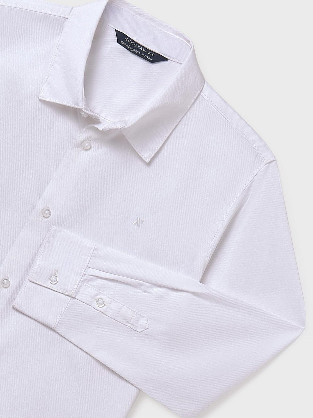 Camisa m/comp.básica Branco (Branco)  para Menino - Mayoral