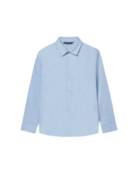 Camisa m/comp.básica Celeste ra (Celeste)  para Menino - Mayoral