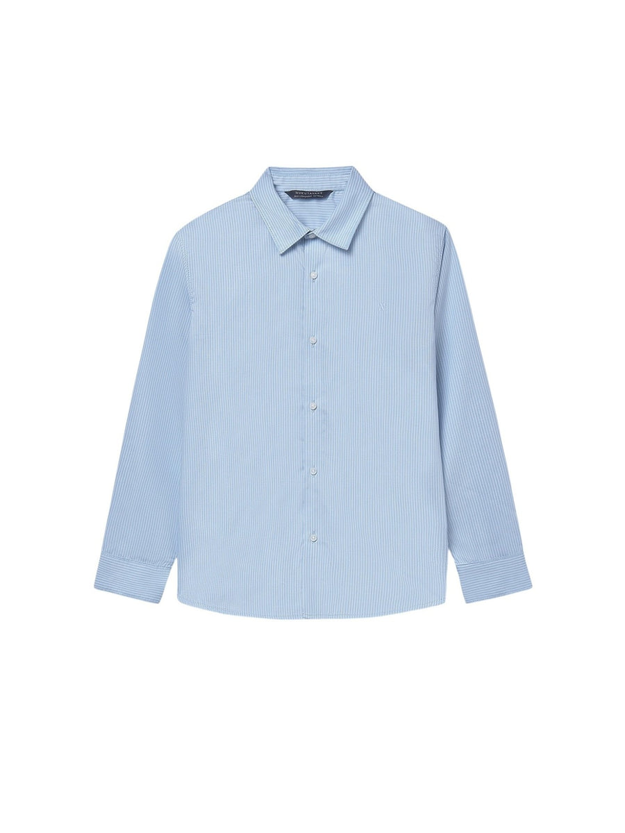 Camisa m/comp.básica Celeste ra (Celeste)  para Menino - Mayoral