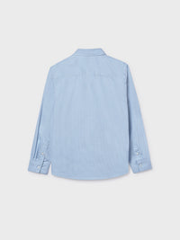 Camisa m/comp.básica Celeste ra (Celeste)  para Menino - Mayoral