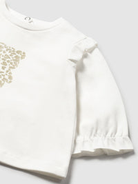 Camisola Crú (Creme / Pérola)  para Bebé Menina - Mayoral
