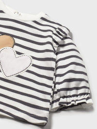 Camisola Crú-antrac (Cinza Escuro)  para Bebé Menina - Mayoral