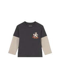 Camiseta dupla manga Sombra (Cinza Escuro)  para Bebé Menino - Mayoral