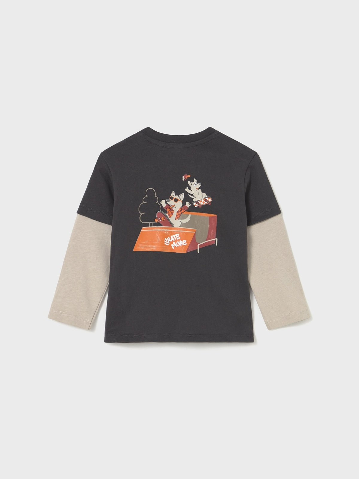 Camiseta dupla manga Sombra (Cinza Escuro)  para Bebé Menino - Mayoral