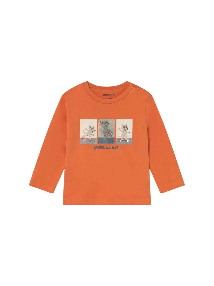 Camisola lenticular Cabaça (Laranja Outono)  para Bebé Menino - Mayoral