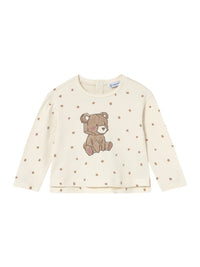 Camiseta estampada Macchiato (Creme / Pérola)  para Bebé Menina - Mayoral