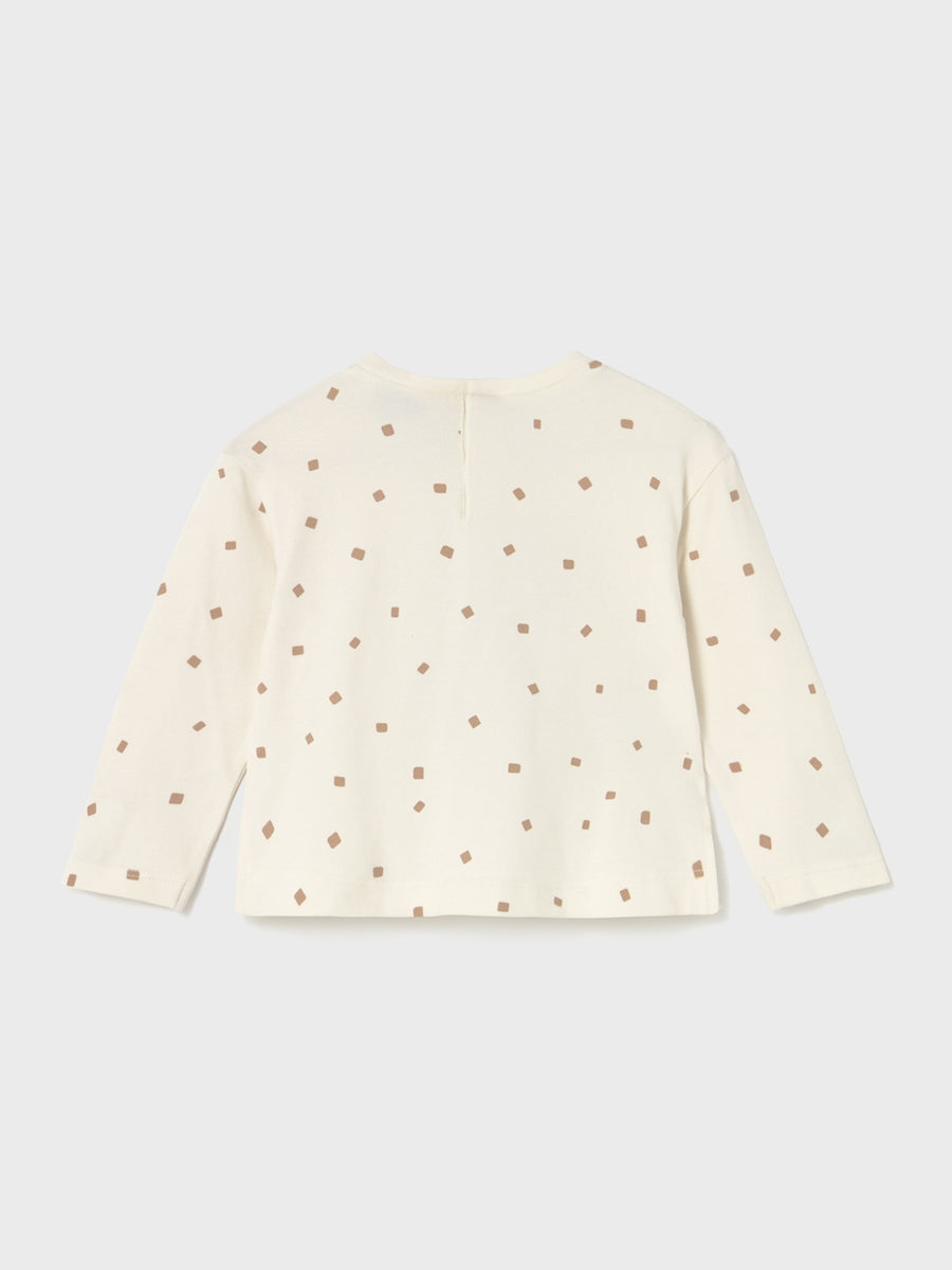 Camiseta estampada Macchiato (Creme / Pérola)  para Bebé Menina - Mayoral