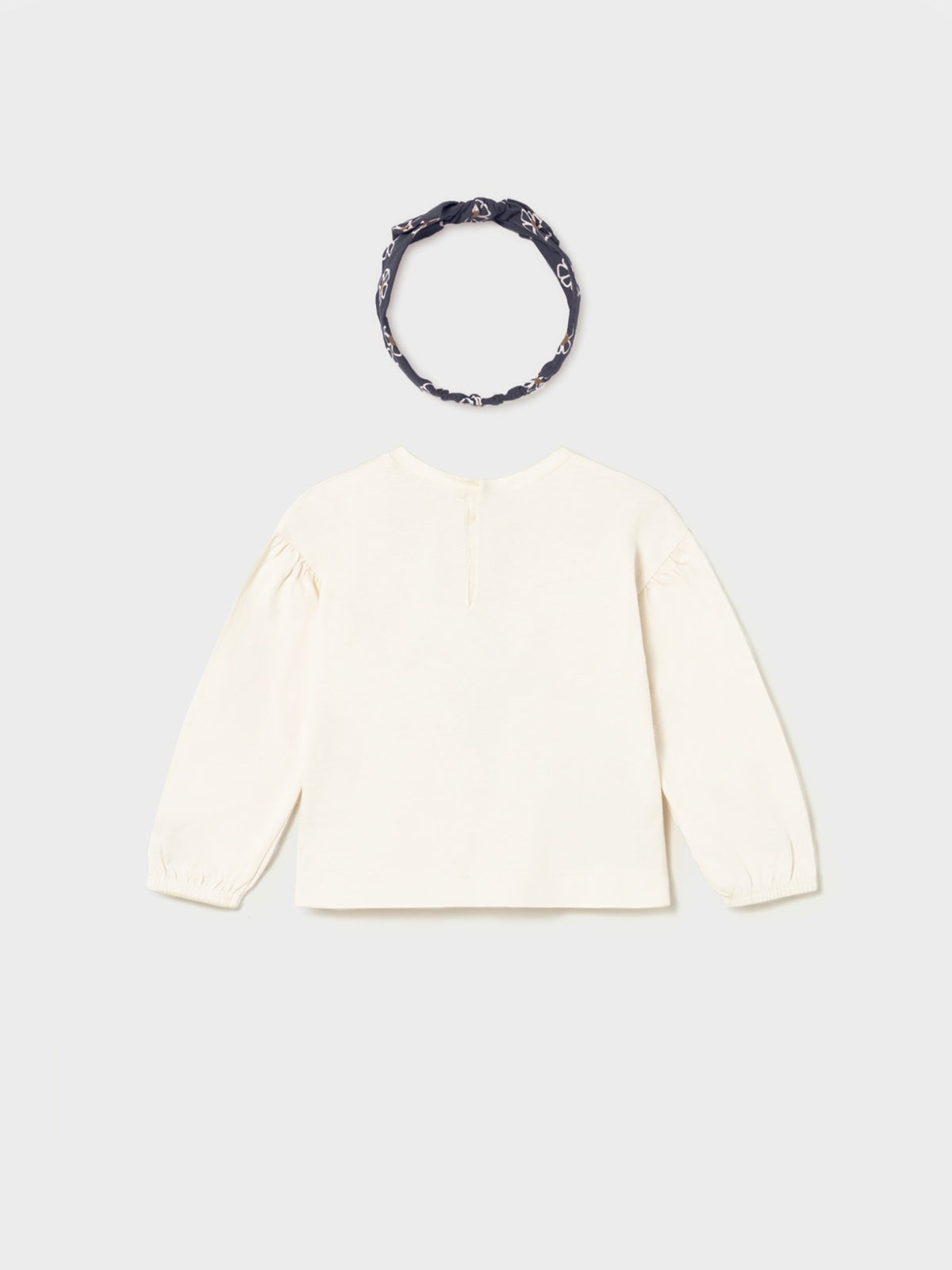 Camisola com bandolete Mac-marinh (Marinho)  para Bebé Menina - Mayoral