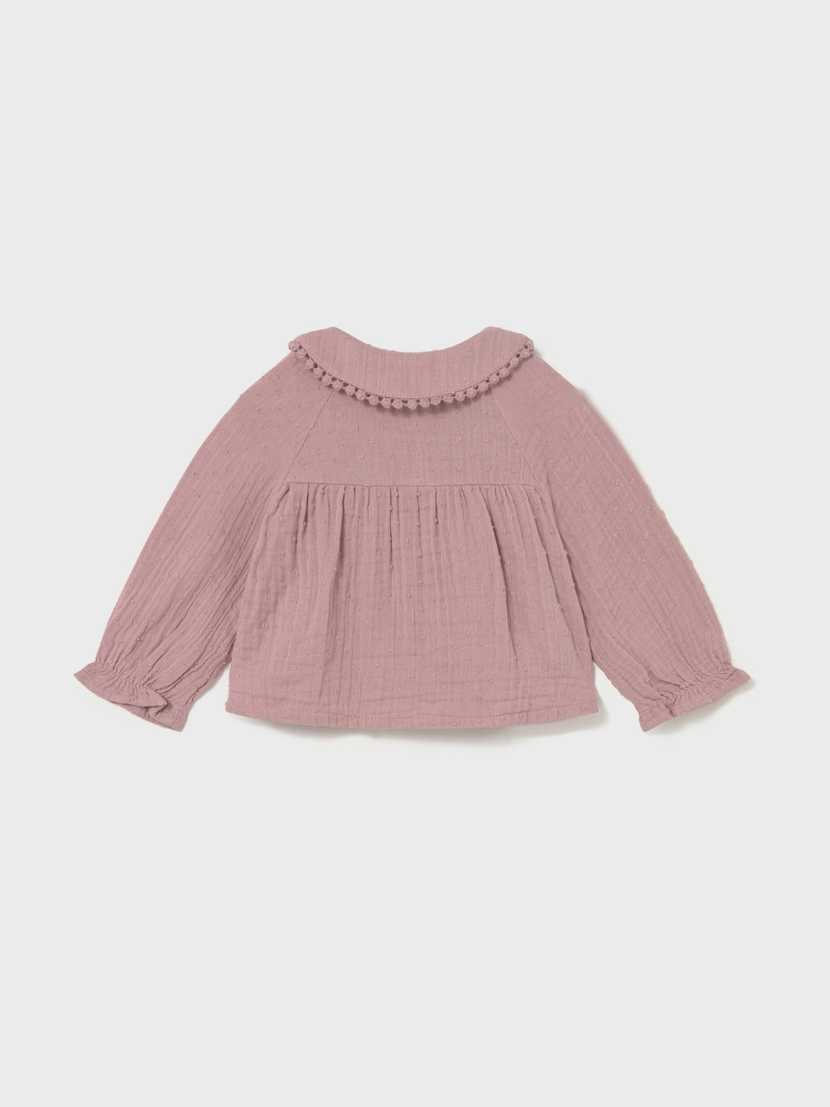 Blusa gasa plumeti Quartzo (Rosa)  para Bebé Menina - Mayoral