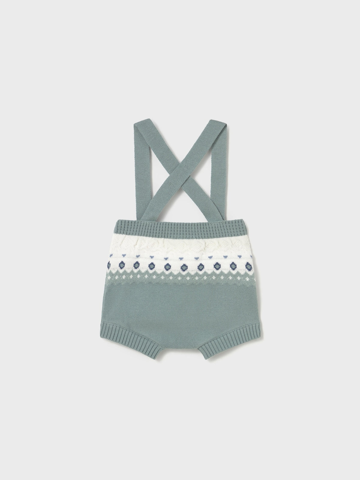 Conj. calção tricot Verde Azul (Verde Mar)  para Bebé Menino - Mayoral